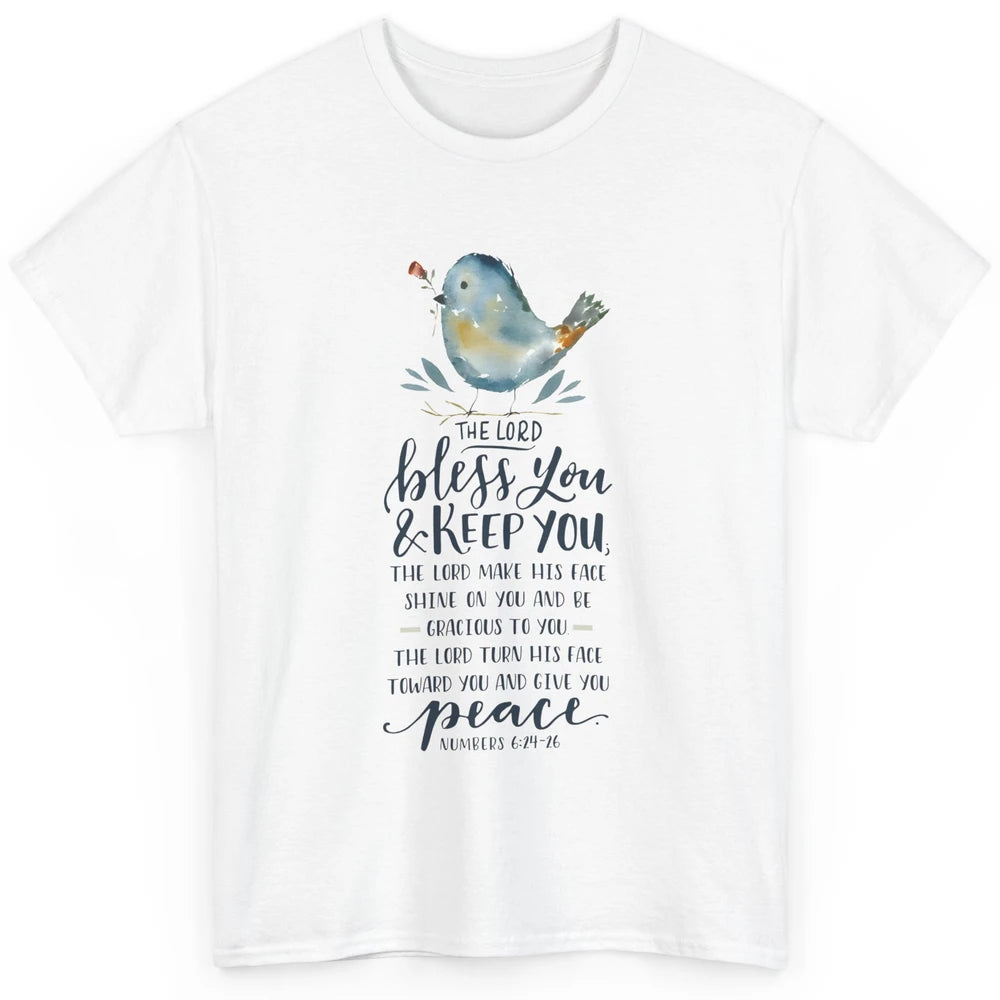 Christian The Lord Bless You Keep You Bible Verse Religious Classic Unisex T-Shirt