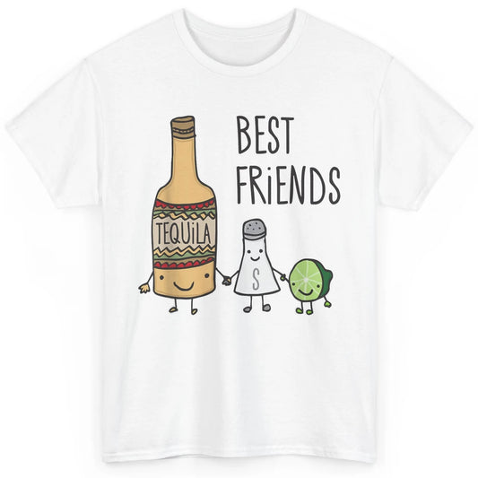 Best Friends Tequila Salt Lime Margarita Drink Wine Pun Joke Classic Unisex T-Shirt