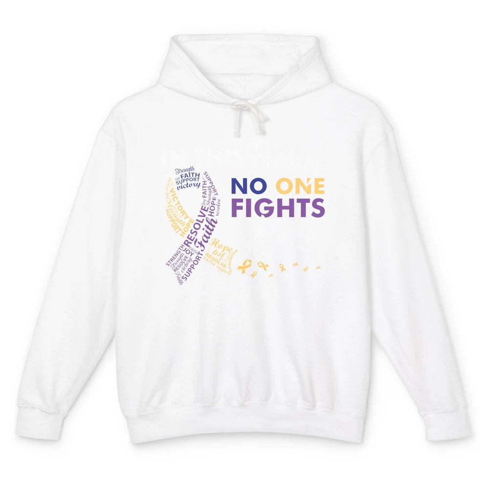 Bladder Cancer Awareness In This Family No One Fight Alone Unisex Lightweight Hoodie