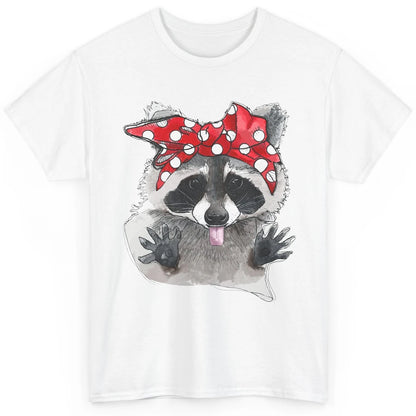 Bandana Racoon Baby Trashed Racoon Panda Lovers Gift Classic Unisex T-Shirt