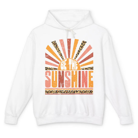 Be The Sunshine Retro Leopard Sun Vintage Summer Vacation Unisex Lightweight Hoodie