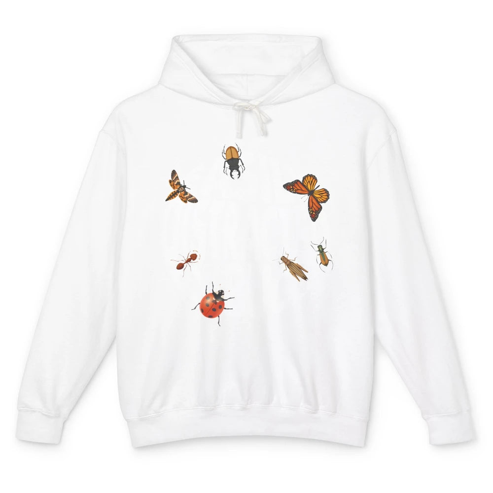 Entomology Easily Distracted By Bugs Insects Science Gift Unisex Lightweight Hoodie