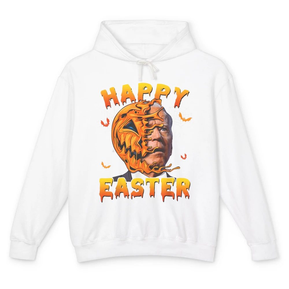 Funny Easter Anti Joe Biden Pumpkin Halloween Spooky Season Unisex Lightweight Hoodie