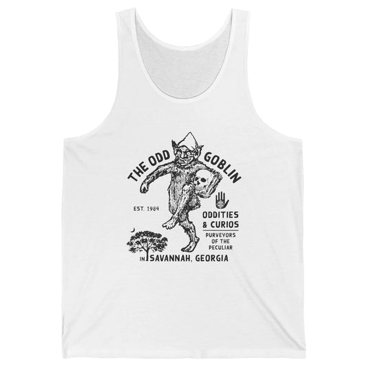 Vintage The Odd Goblin Est 1984 Oddities Savannah Georgia Unisex Jersey Tank