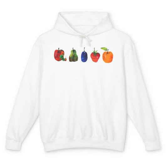 Hungry Caterpillar Fruit Always Hungry Caterpillar Unisex Lightweight Hoodie