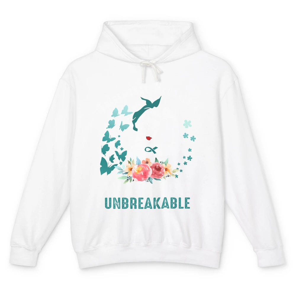 Trigeminal Neuralgia Warrior Unbreakable Strong Woman Unisex Lightweight Hoodie