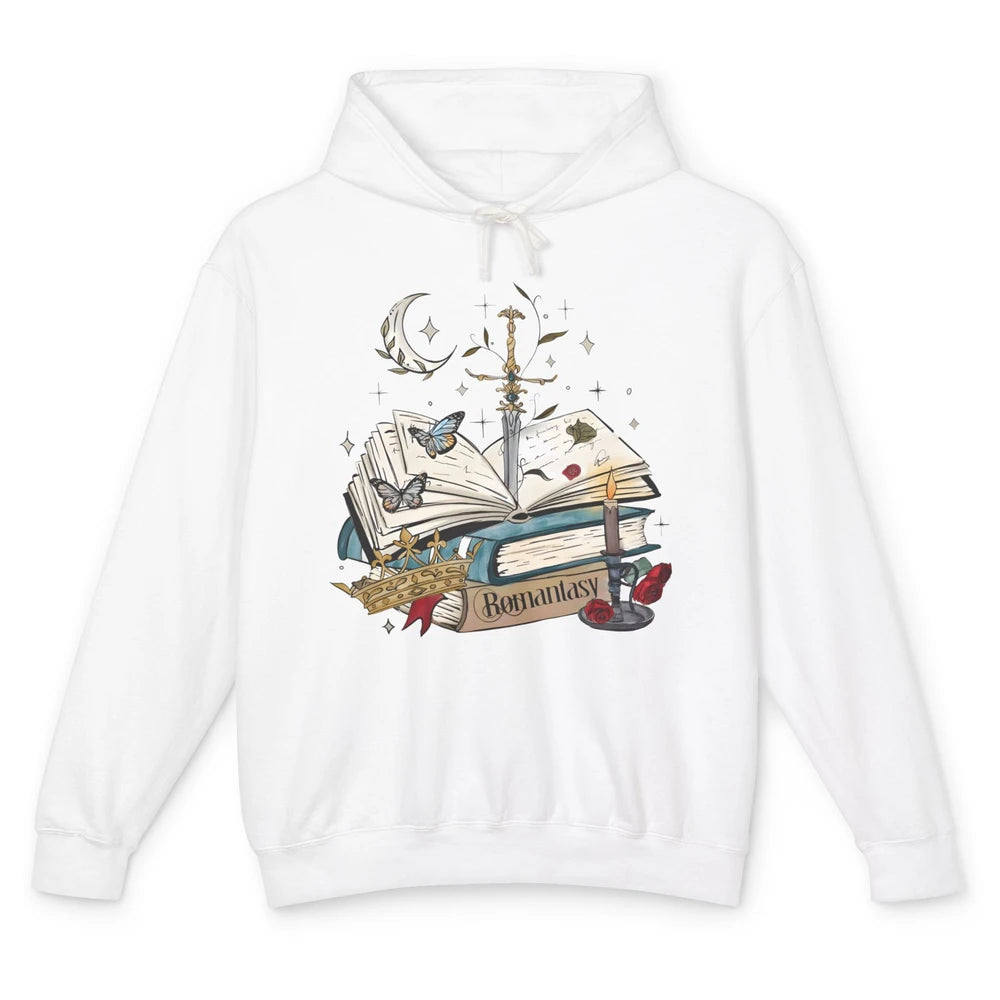 Bookish Romance Reader Librarian Literature Gothic Bookworm Unisex Lightweight Hoodie