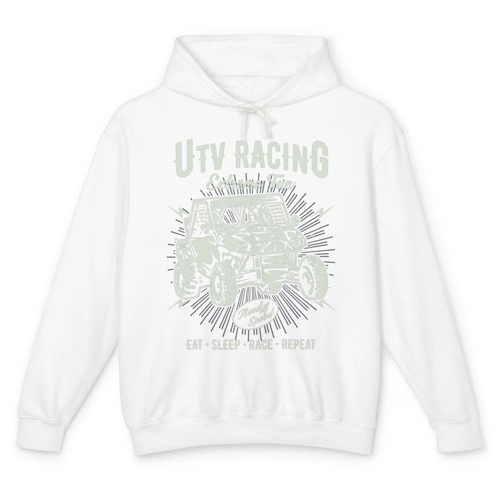 Retro Fun UTV Racing Limit Mud Riding Dirt SXS Rider Offroad Unisex Lightweight Hoodie