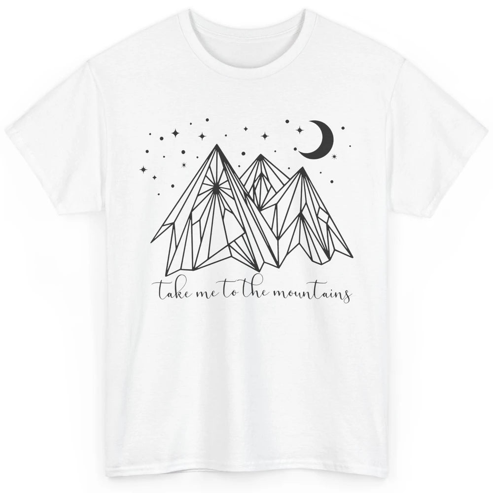 Take Me to the Mountains Boho Hiking Camping Outdoor Gift Classic Unisex T-Shirt