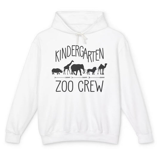 Kindergarten Zoo Crew Elementary School Preschool Teacher Unisex Lightweight Hoodie