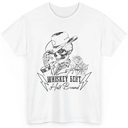 Skeleton Cowboy Whiskey Bent Hell Bound Western Country Classic Unisex T-Shirt