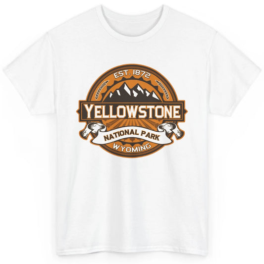 Yellowstone National Park Wyoming Golden Mountains Vintage Classic Unisex T-Shirt