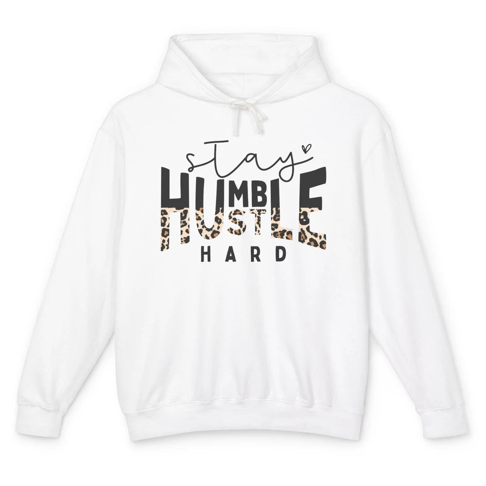 Always Stay Humble Hustle Hard Spread Kindness Inspirational Unisex Lightweight Hoodie