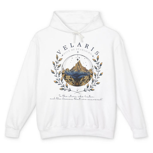 Night To The Stars Who Listen And Dreams That Are Answered Unisex Lightweight Hoodie