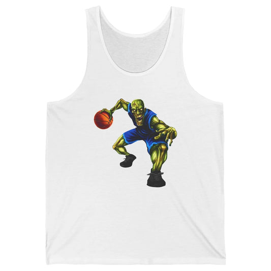 Zombie Basketball Halloween Basketball Players Scary Costume Unisex Jersey Tank