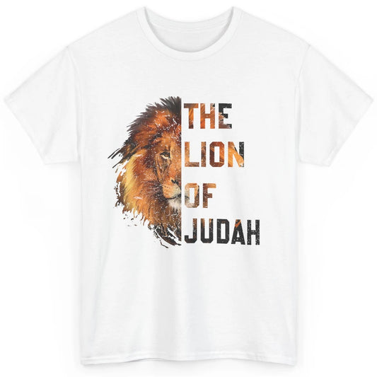 Yeshua Lion Of Judah Bible Verse Christian Faith Religious Classic Unisex T-Shirt