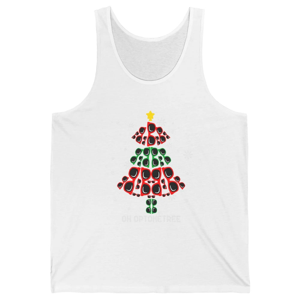 Glasses Christmas Tree Oh Optometree Optometry Optician Gift Unisex Jersey Tank