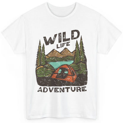 Wild Life Adventure Camping Mountain Wilderness Campfire Classic Unisex T-Shirt