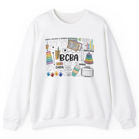 BCBA Behavior Analyst Special Education Teacher Therapist Unisex Crewneck Sweatshirt