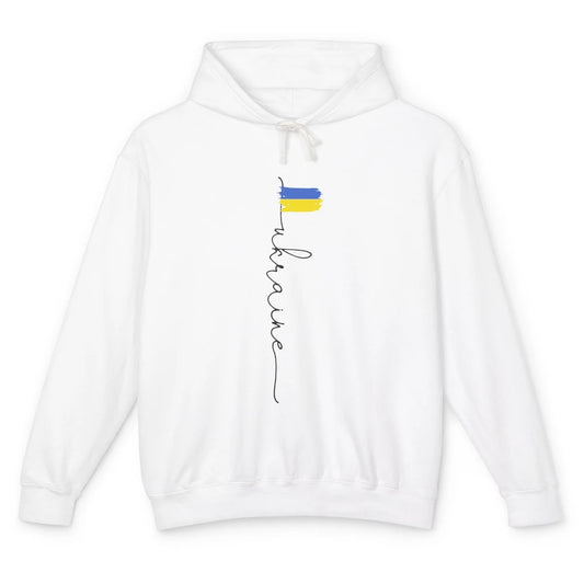 Ukraine Flag Support for Ukraine Ukraine Travel Lovers Gift Unisex Lightweight Hoodie