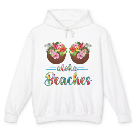 Funny Coconut Bra Hawaii Aloha Beaches Summer Paradise Gift Unisex Lightweight Hoodie