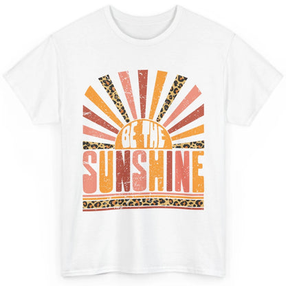 Be The Sunshine Retro Leopard Sun Vintage Summer Vacation Classic Unisex T-Shirt