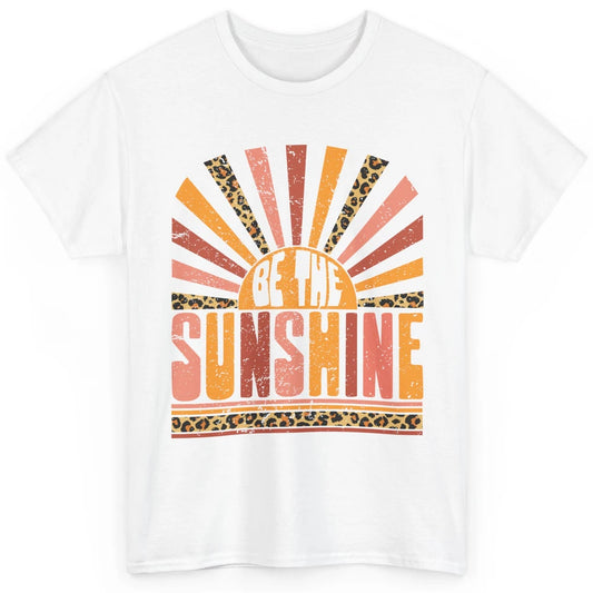 Be The Sunshine Retro Leopard Sun Vintage Summer Vacation Classic Unisex T-Shirt