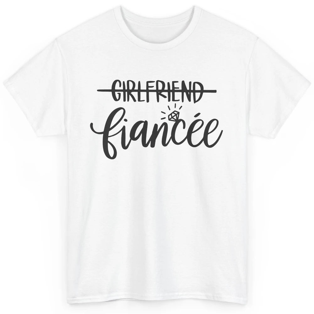 Fiancee Future Mrs. Bride Squad Engagement Bachelorette Gift Classic Unisex T-Shirt