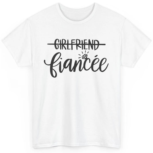 Fiancee Future Mrs. Bride Squad Engagement Bachelorette Gift Classic Unisex T-Shirt