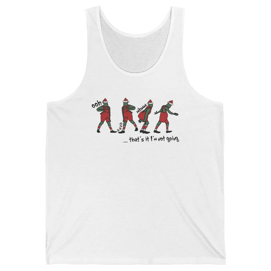 Funny Christmas Santa That's It I'm Not Going Winter Holiday Unisex Jersey Tank