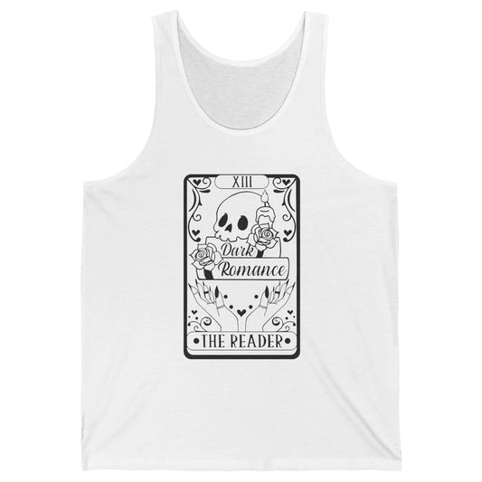 The Reader Dark Romance Tarot Card Halloween Book Lovers Unisex Jersey Tank