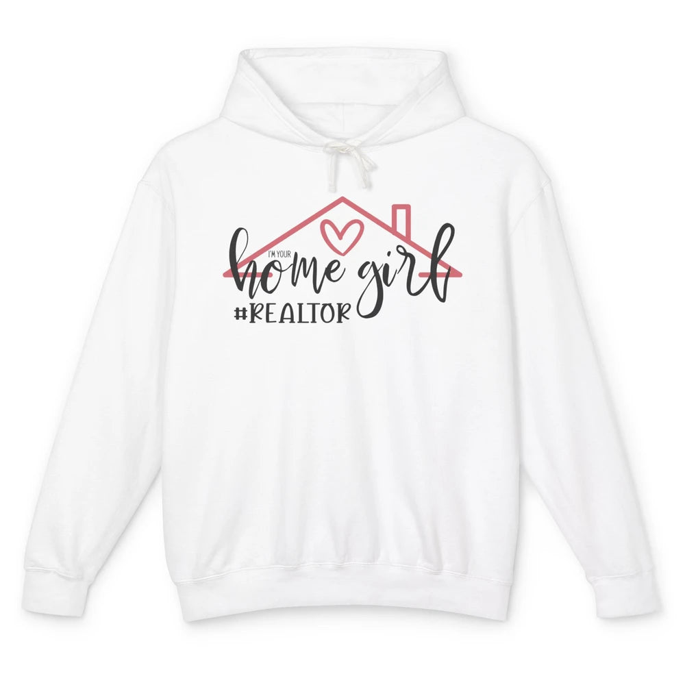 Realtor Life Home Girl Real Estate Agent Housing Investment Unisex Lightweight Hoodie