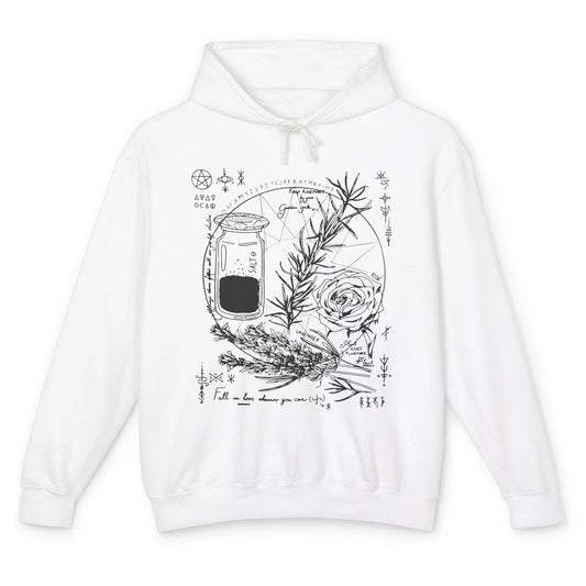 Practical Magic Witch Gardening Card Gardeners Plant Lovers Unisex Lightweight Hoodie