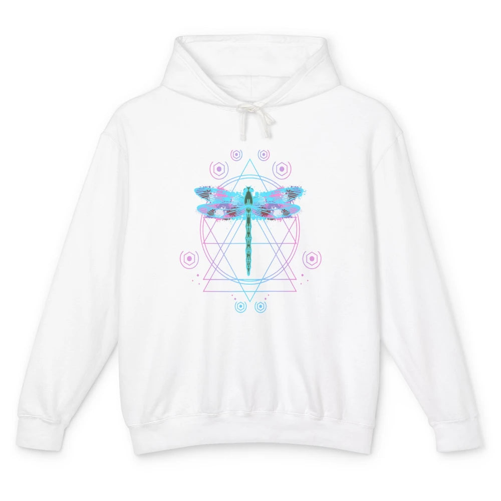 Dragonfly Pastel Gothic Hippie Aesthetic Dark Mystical Witch Unisex Lightweight Hoodie