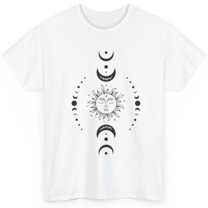 Boho Sun And Moon Hippie Girl Peace Lovers Halloween Costume Classic Unisex T-Shirt