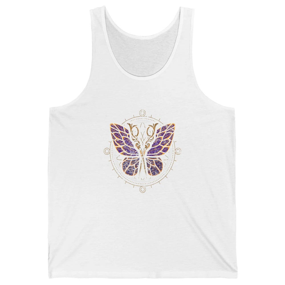 Woman Hair Butterfly Barber Hairstylist Hairdresser Retro Unisex Jersey Tank