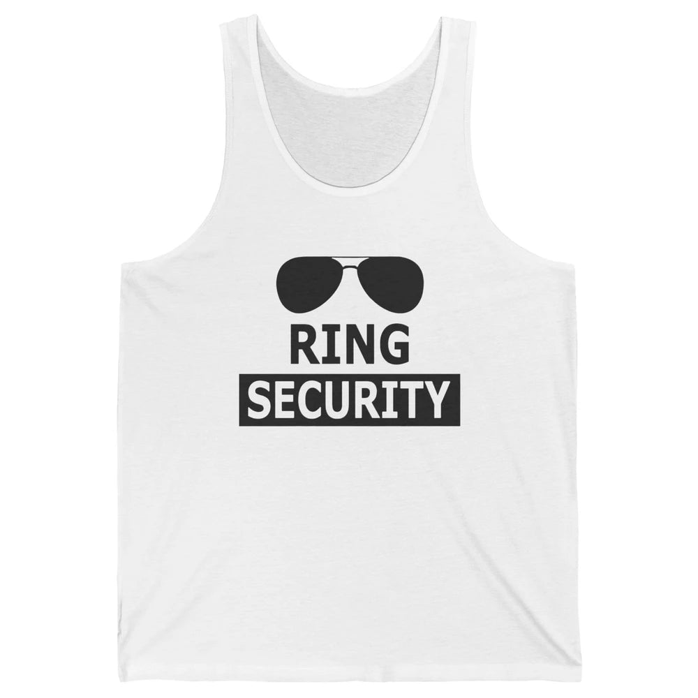 Wedding Ring Security Boy Ring Bearer Wedding Party Unisex Jersey Tank