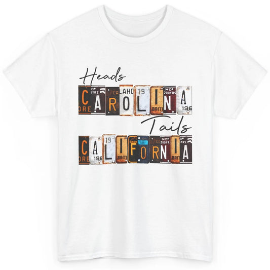 Vintage Heads Carolina Tail California Western Country Gift Classic Unisex T-Shirt