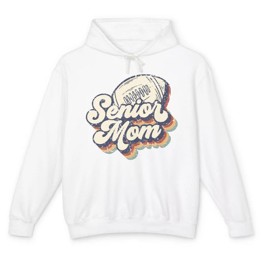 Retro Senior Mom Football Class Of 2022 Graduate Mom Gift Unisex Lightweight Hoodie