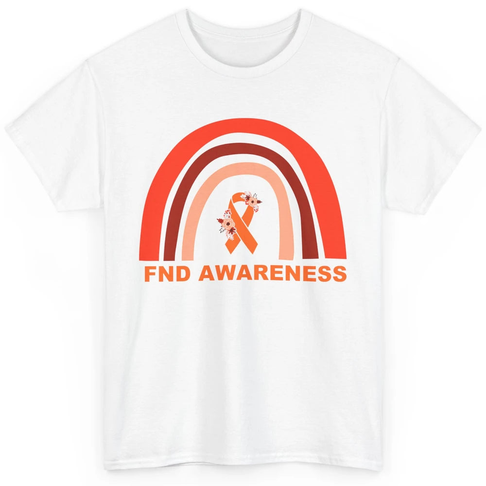 Functional Neurological Disorder Awareness FND Orange Ribbon Classic Unisex T-Shirt