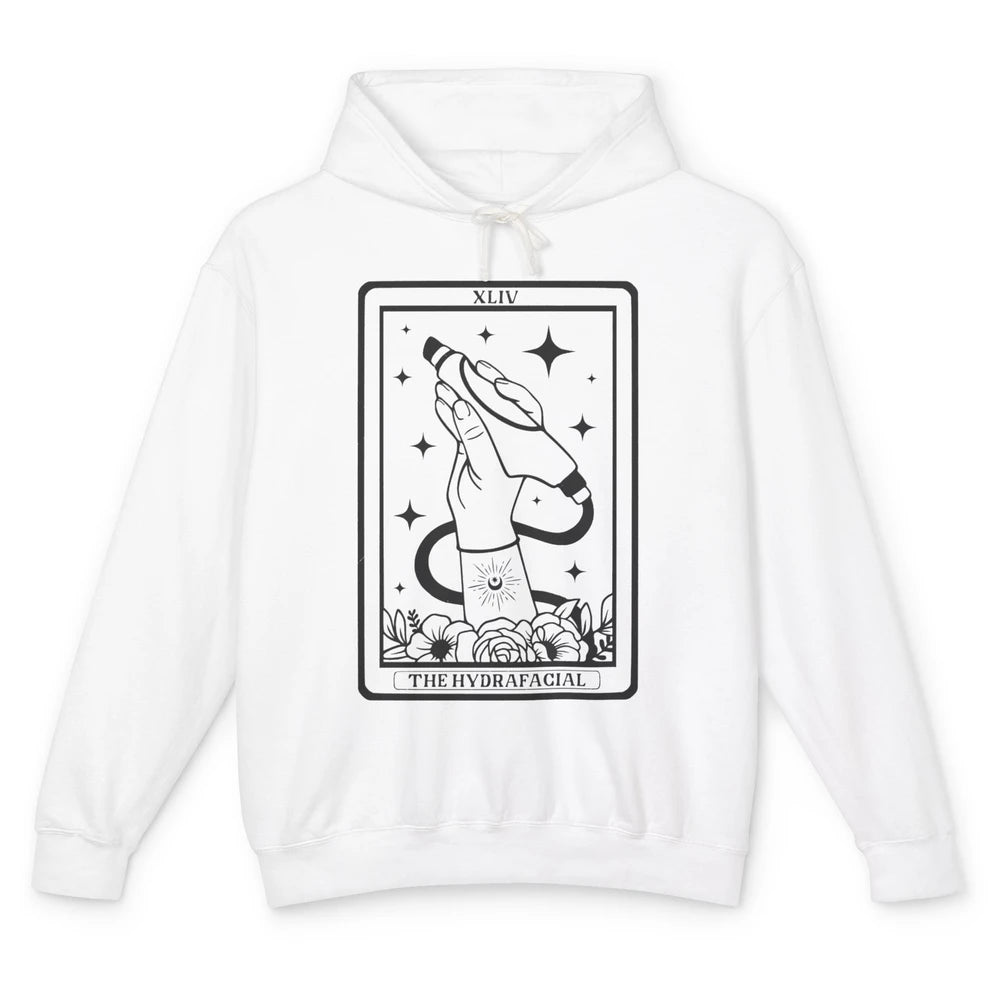 The Hydrafacial Tarot Card Skin Treatment Cosmetologist Life Unisex Lightweight Hoodie