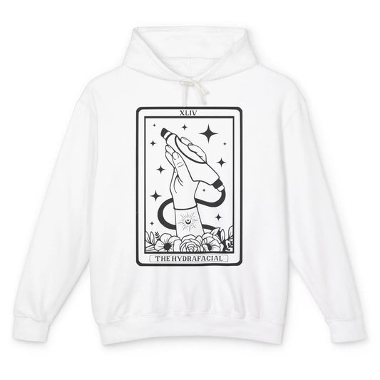 The Hydrafacial Tarot Card Skin Treatment Cosmetologist Life Unisex Lightweight Hoodie