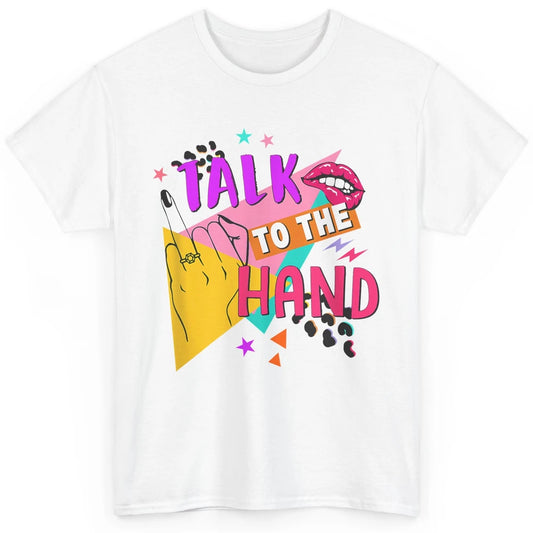 Talk To Hand Bride Retro 90s Bachelorette Bridal Engagement Classic Unisex T-Shirt