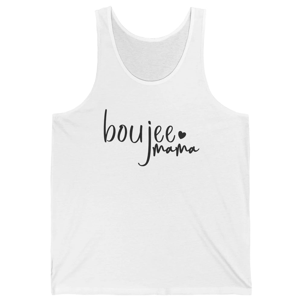 Boujee Mama Boujee Mom Fall Halloween Western Girl Mama Unisex Jersey Tank