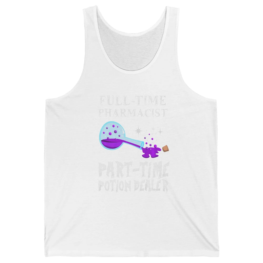 Bottle Potion Dealer Gothic Full Time Pharmacist Aesthetic Unisex Jersey Tank