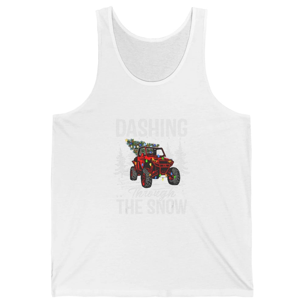 Side By Side Christmas UTV Riding Dirty SXS Rider Offroad Unisex Jersey Tank