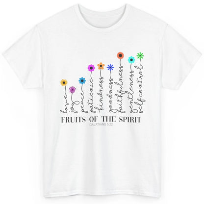 Flower Christian Fruits Of The Spirit Bible Verse Religious Classic Unisex T-Shirt