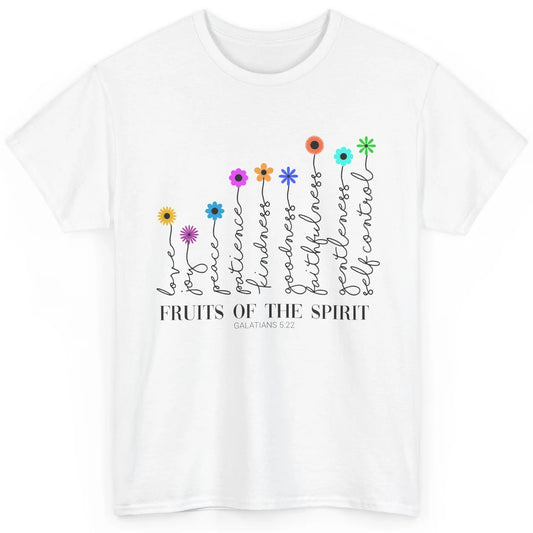 Flower Christian Fruits Of The Spirit Bible Verse Religious Classic Unisex T-Shirt