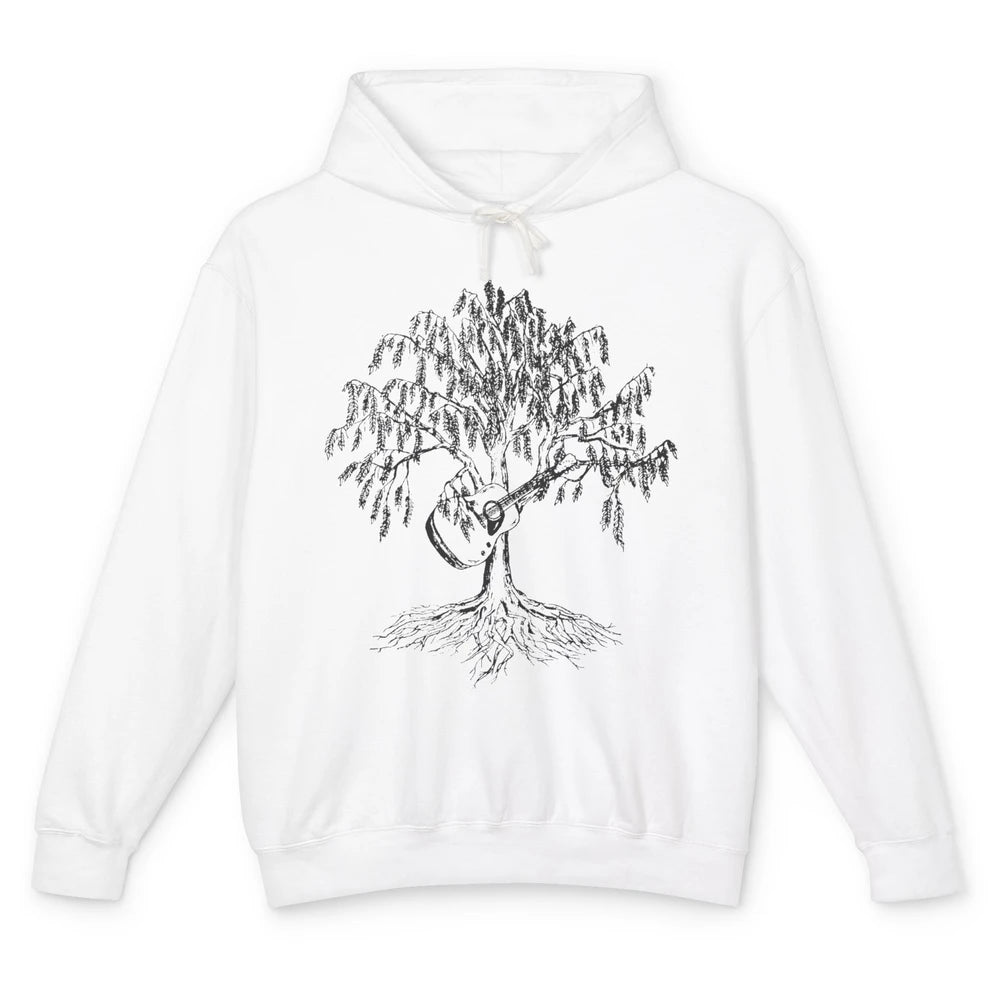 Retro Weeping Willows Guitar Musician Guitarist Music Lovers Unisex Lightweight Hoodie