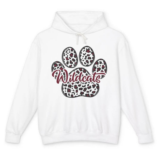 Wildcats Spirit Cat Paw Leopard Western Cat Mom Cat Lovers Unisex Lightweight Hoodie